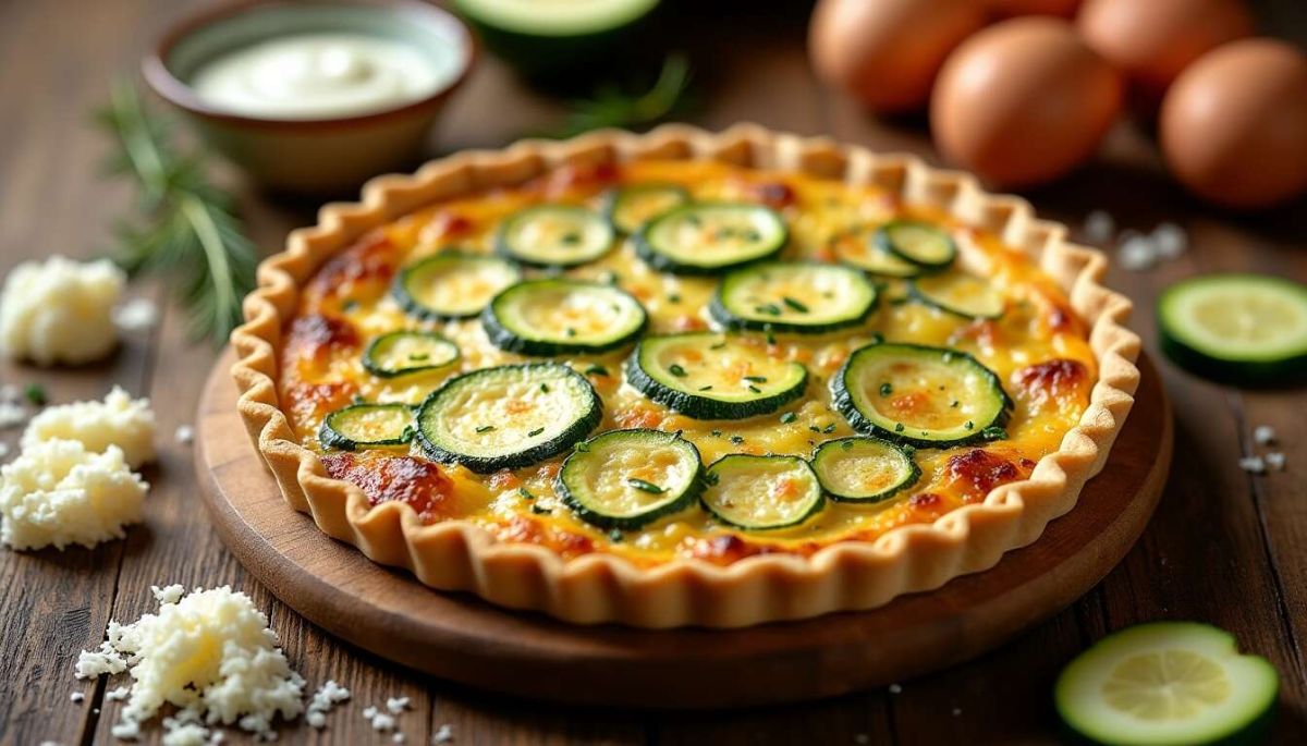 Délicieuse quiche courgette et poulet : le plat réconfortant à essayer