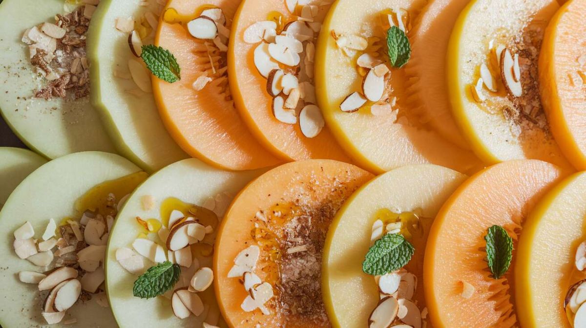 Découvrez le carpaccio de melon, un dessert frais et savoureux à savourer cet été