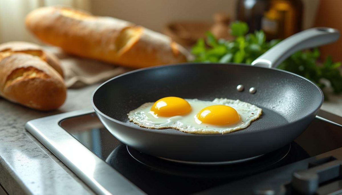 la méthode astucieuse du glaçon pour des œufs au plat inratables