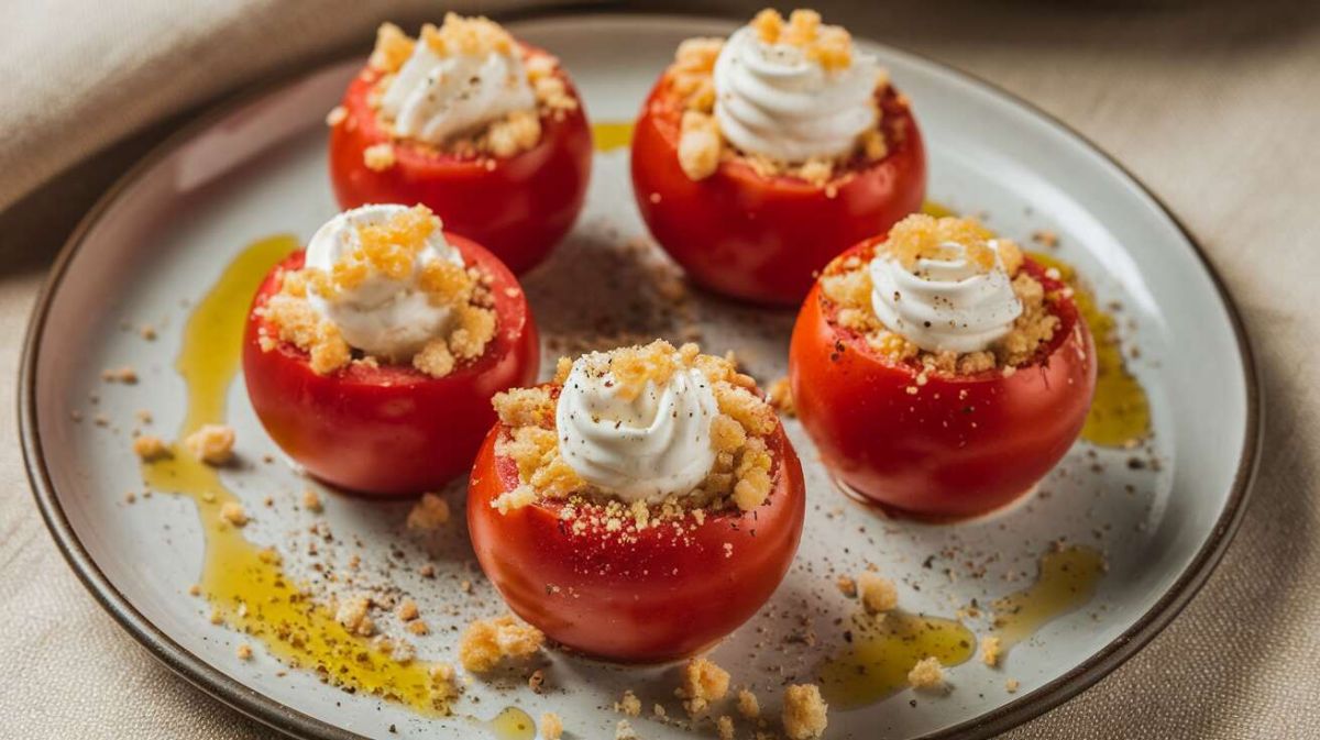 Un délice crémeux : la recette des tomates farcies au roquefort