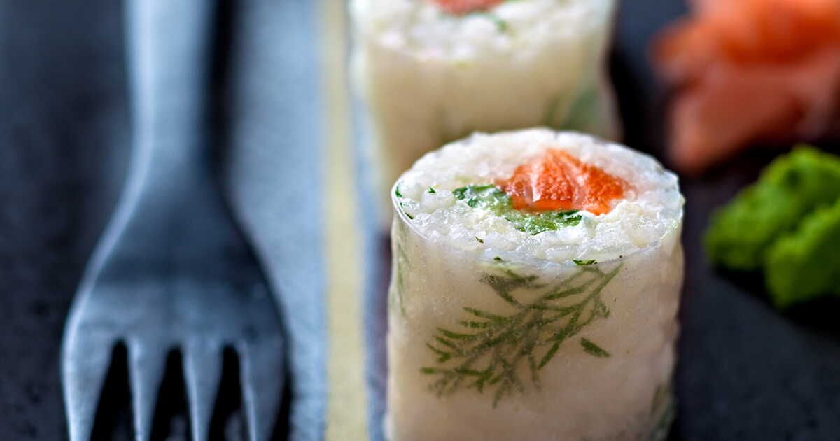 Découvrez les savoureux makis aneth et saumon