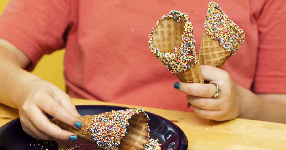 L'art des cornets faits maison