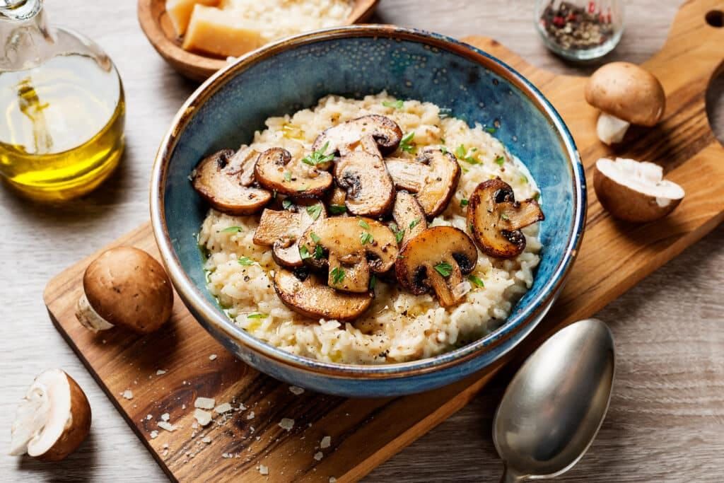 Un risotto aux cèpes et jus de rôti qui émerveillera vos convives