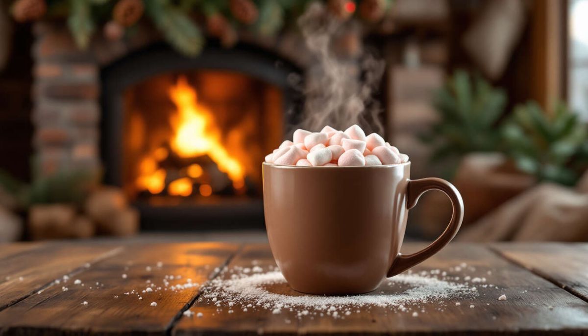 La douceur des fêtes : un chocolat chaud au chamallow irrésistible
