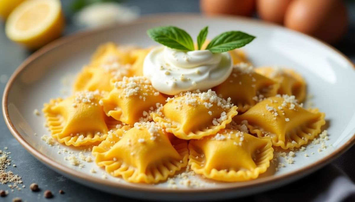 La magie des ravioles à la crème : simple et savoureux