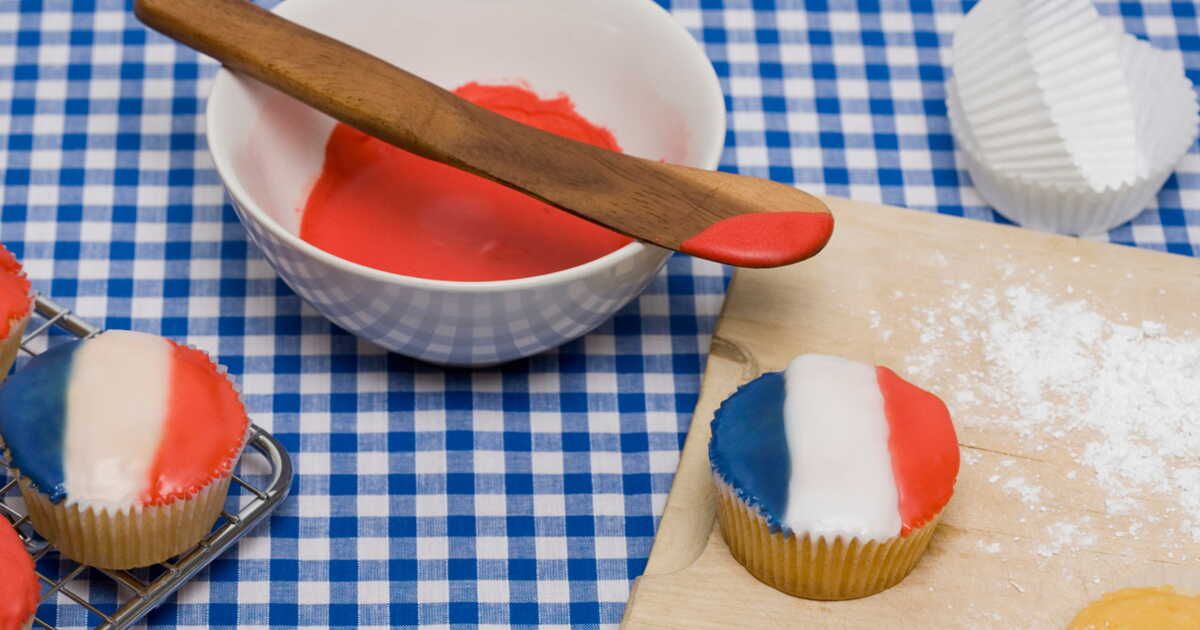 Des cupcakes festifs pour célébrer le 14 juillet