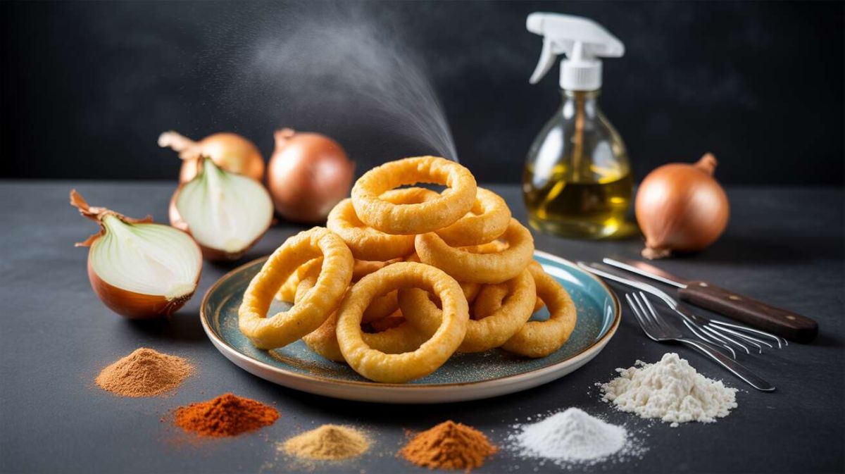 Savoureux onion rings légers : la recette saine sans friteuse