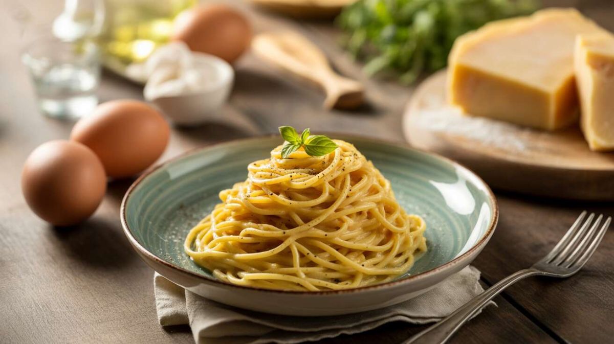 Pourquoi les spaghettis carbonara se passent de crème fraîche en Italie