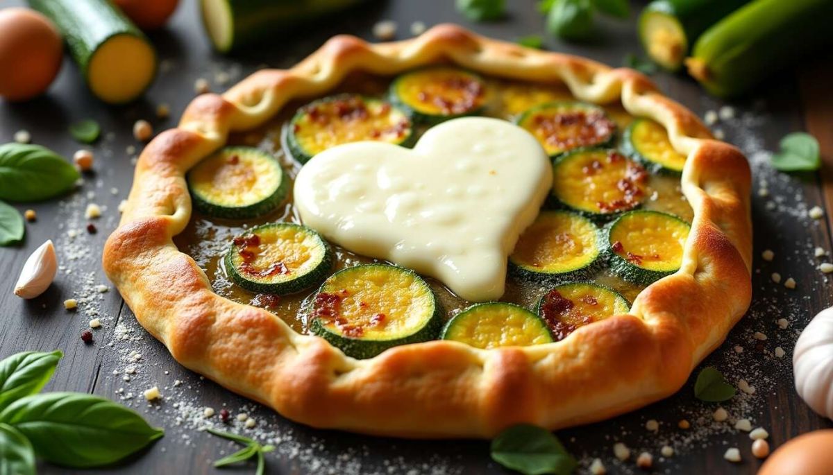 Savourez la galette de courgette fondante à la mozzarella