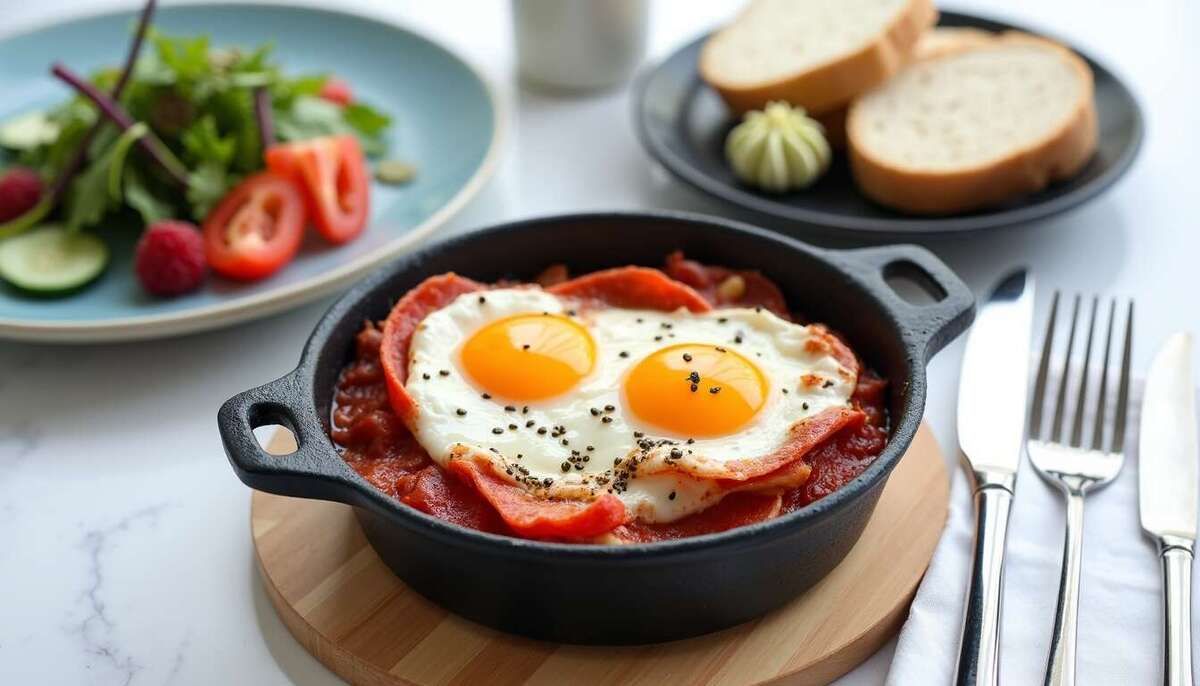 Découvrez la recette rapide des œufs cocotte au jambon