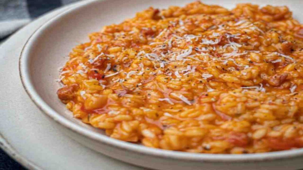 Risotto à l'amatriciana : une réinterprétation qui séduira vos papilles