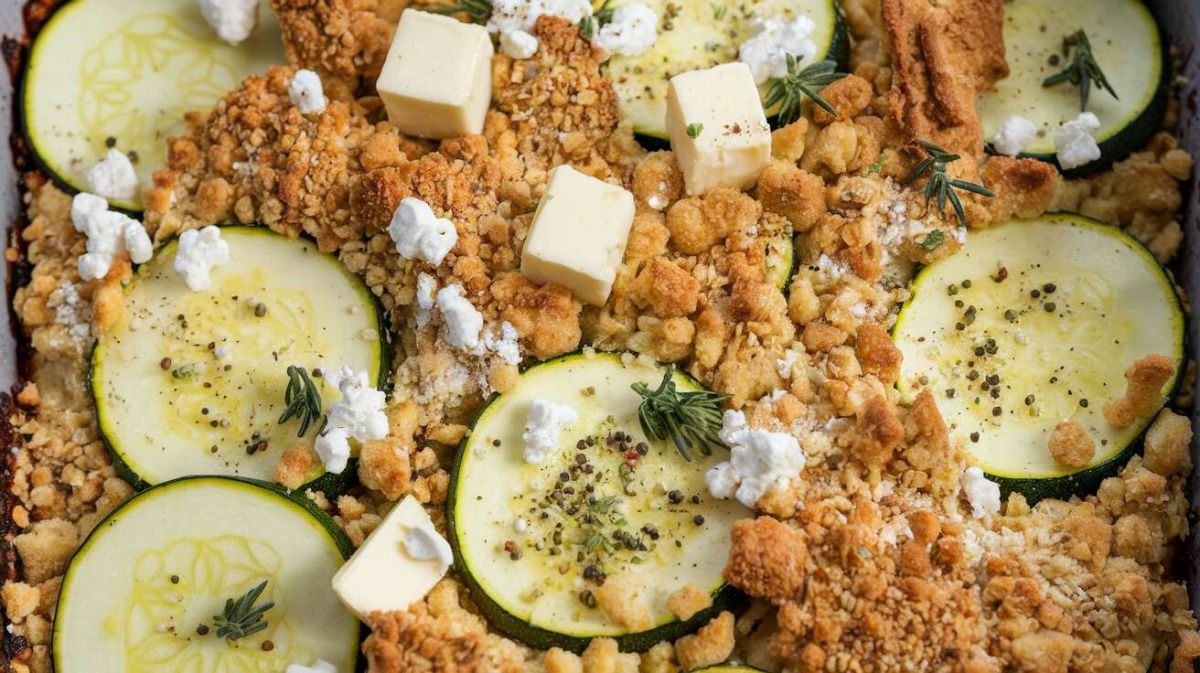Crumble courgette et feta : une recette savoureuse à découvrir