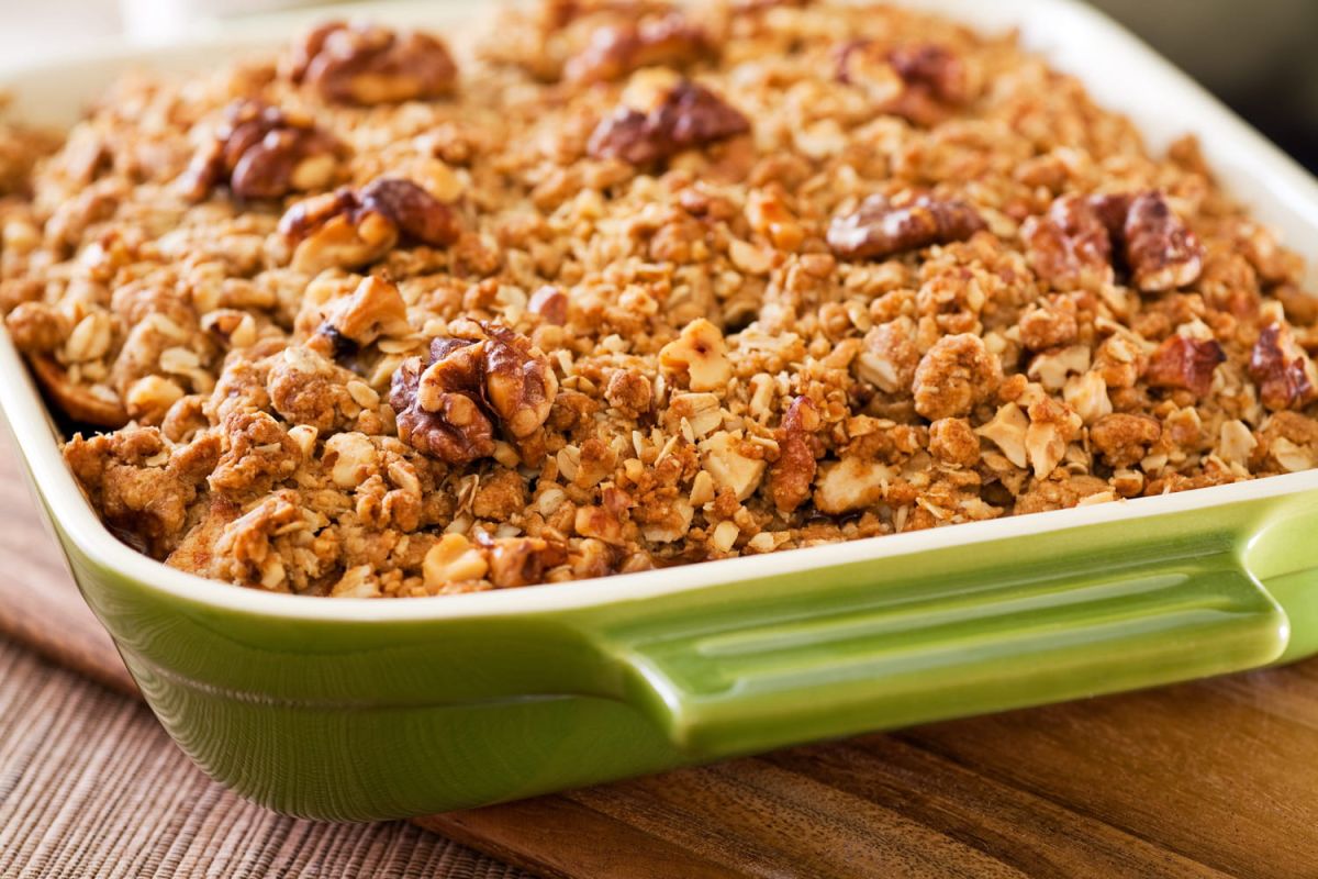 Redécouvrez le goût des baked oats, un dessert sain et rapide à réaliser