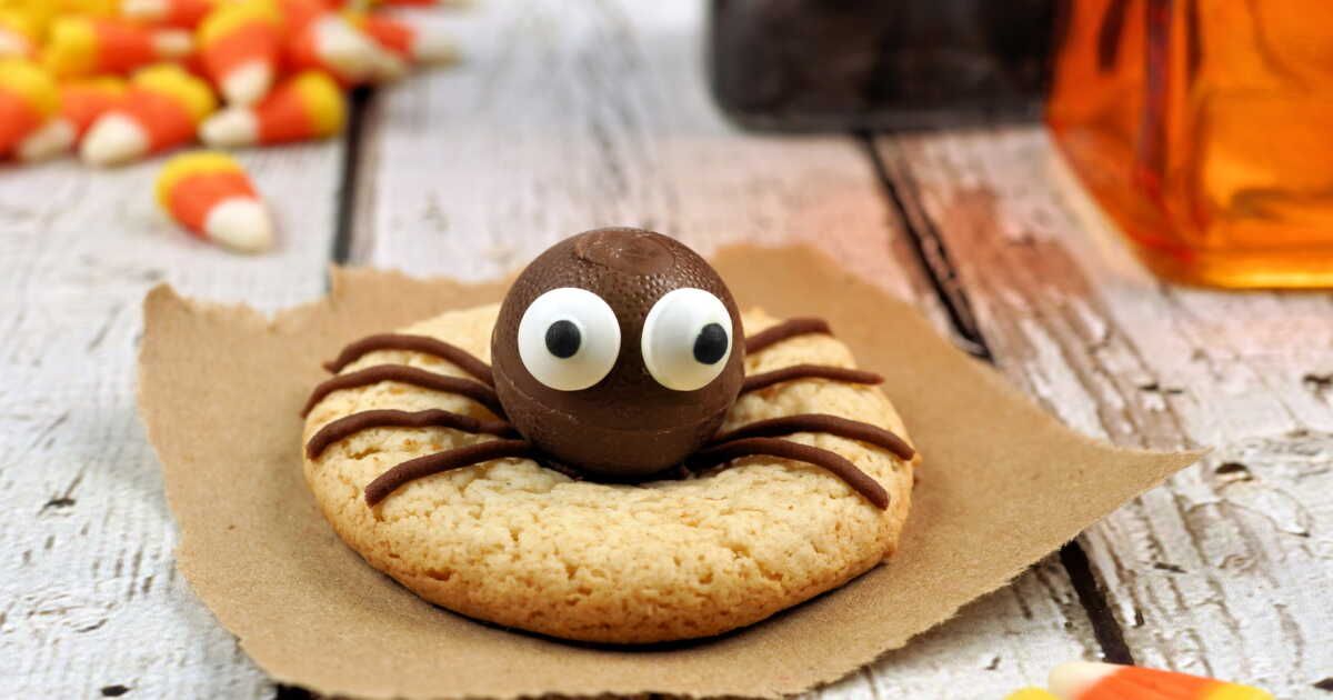 Des cookies araignées irrésistibles pour une fête d'Halloween réussie
