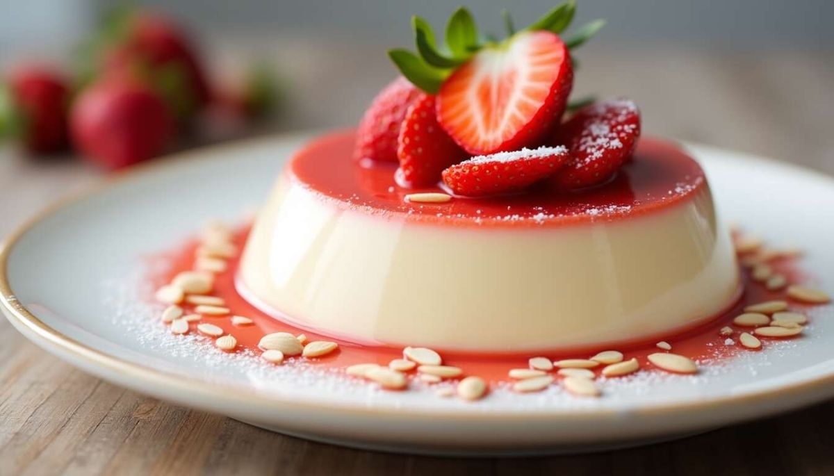 Une panna cotta fraise-amande parfaite : les secrets de Laurent Mariotte