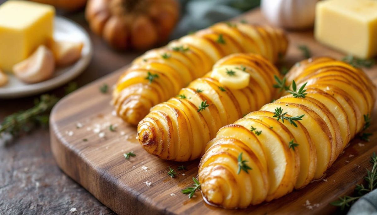 Pommes de terre Hasselback : l’accompagnement idéal