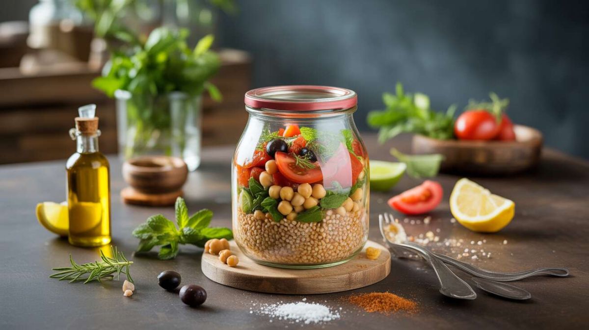 Taboulé d'été léger en bocal : recette parfaite pour vos sorties