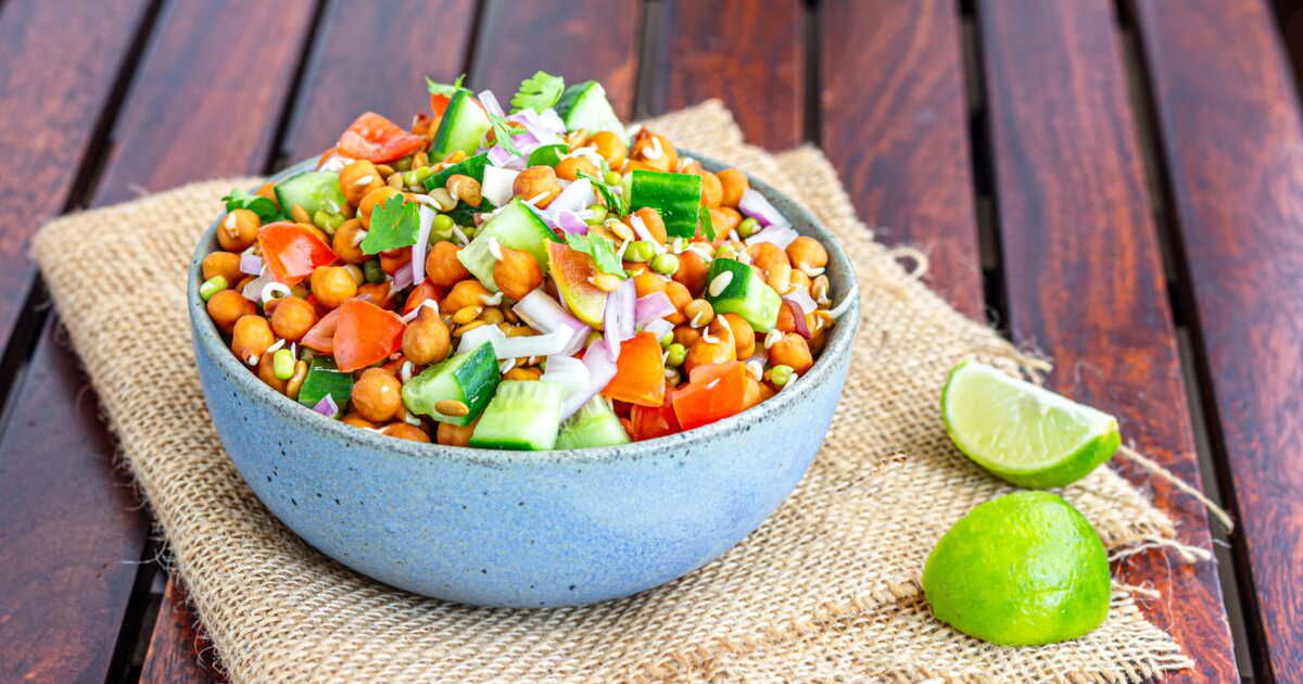 Salade aux pois chiches croustillants : une recette estivale irrésistible