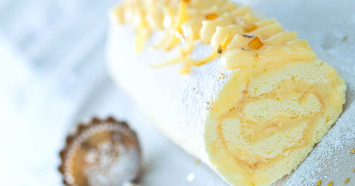 bûche de Noël au citron et citron beldi