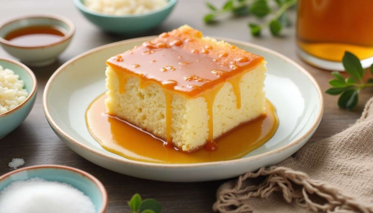 Un dessert réconfortant : le gâteau de riz au caramel à adopter