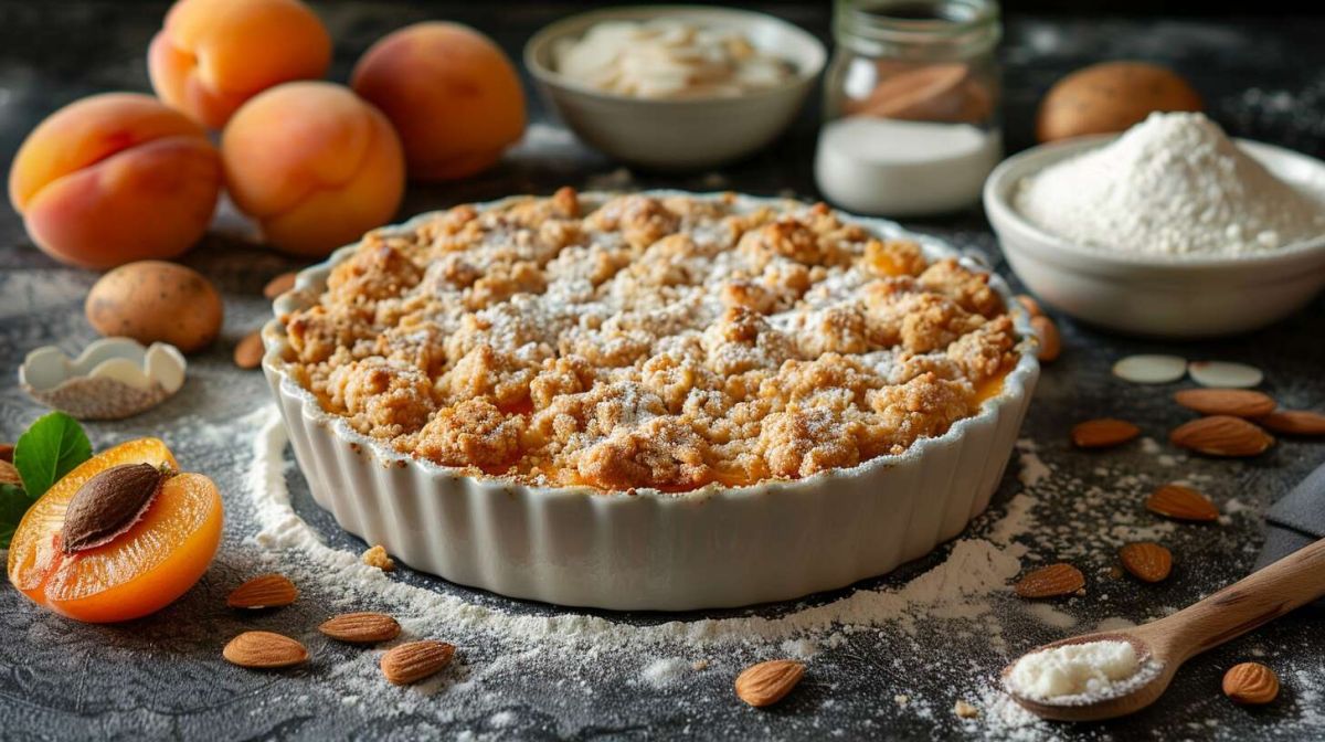 Un dessert irrésistible : le crumble aux abricots fait maison