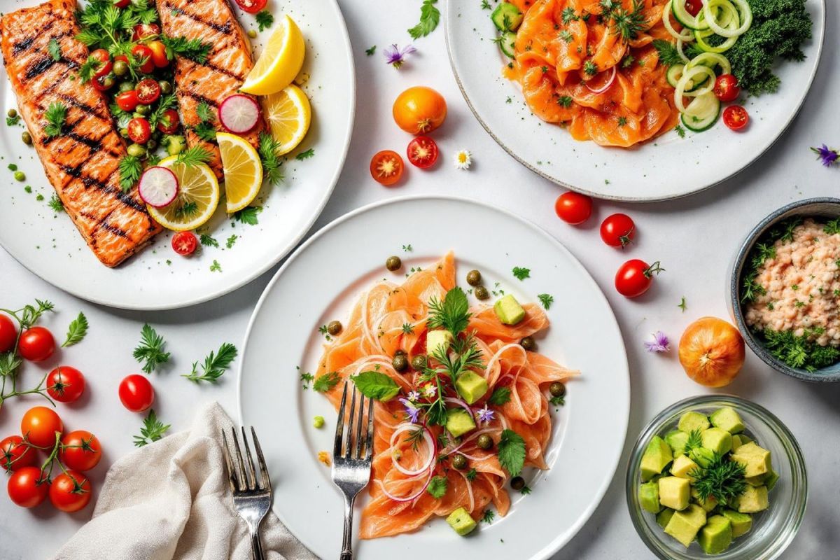 Découvrez trois recettes raffinées au saumon pour un dîner improvisé sans stress