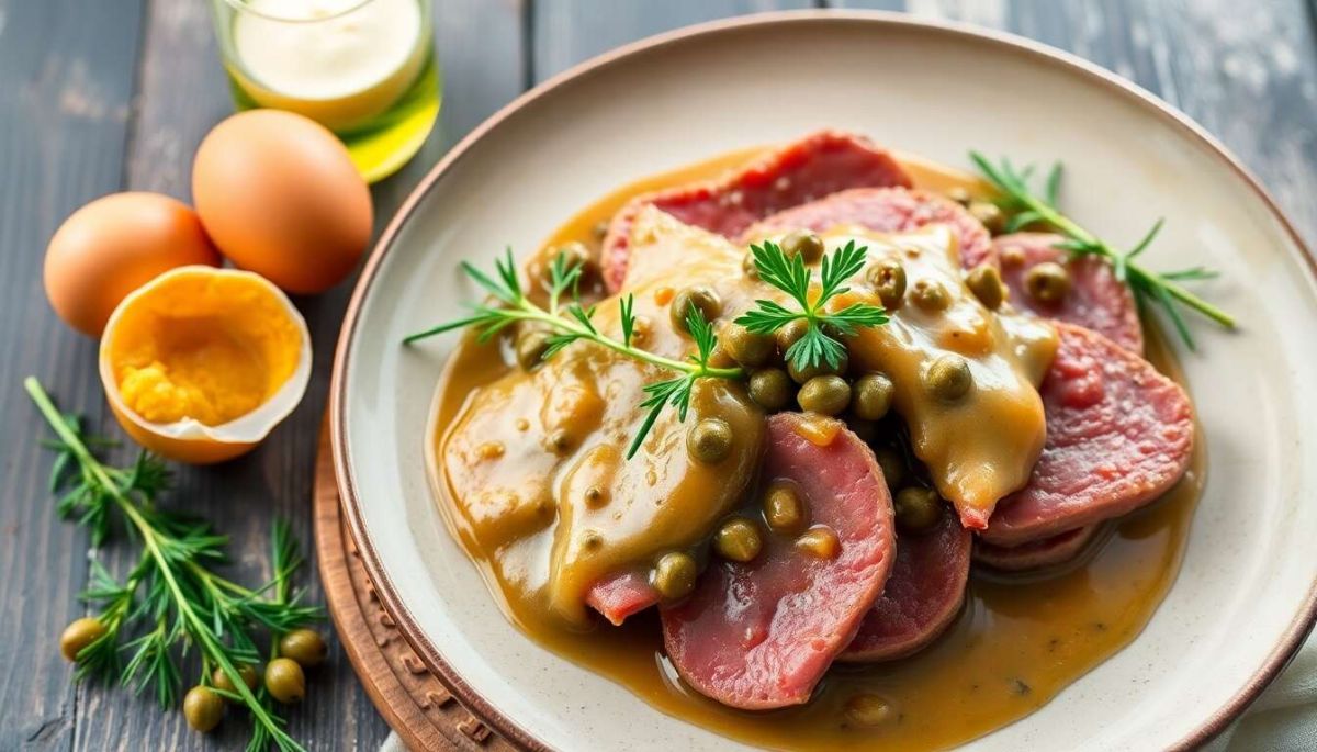 Éveillez vos papilles avec la langue de bœuf à la sauce aux câpres