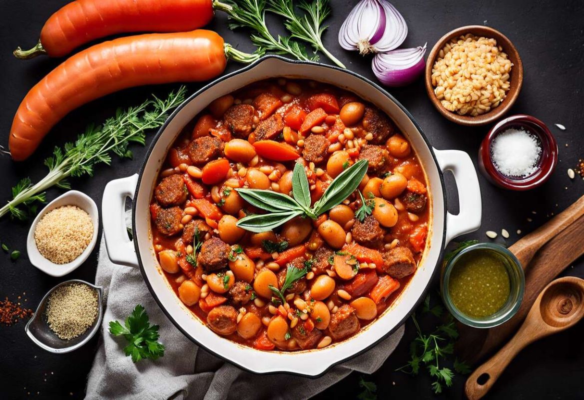 Cassoulet végétal : une délicieuse alternative sans viande au plat traditionnel
