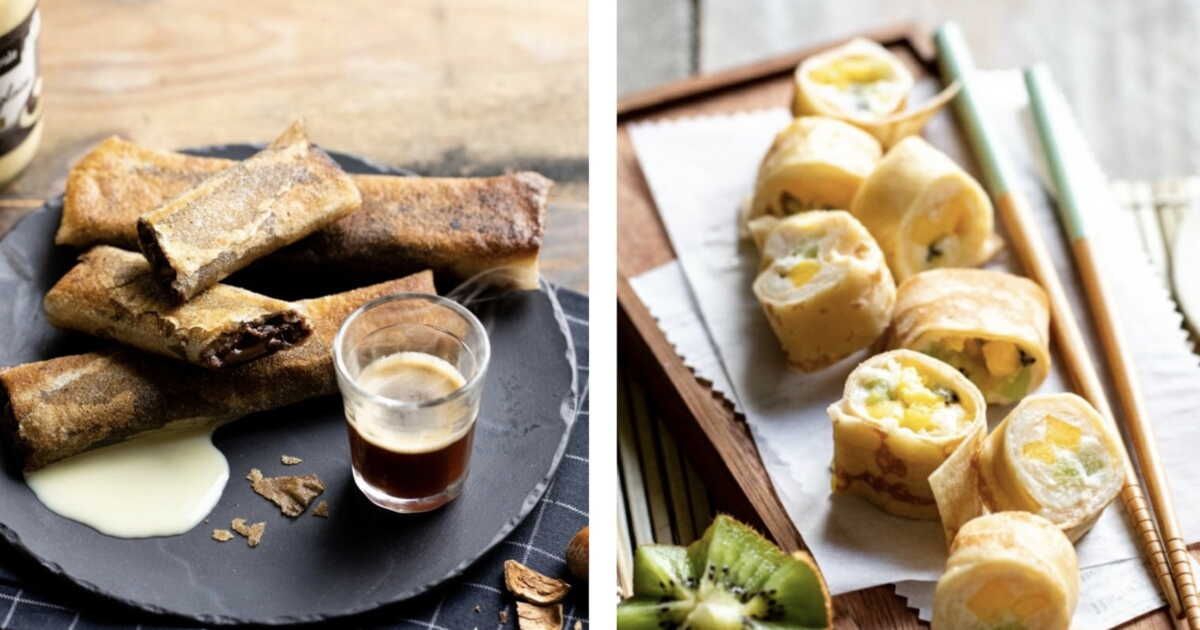 Des desserts innovants : nems au chocolat et makis aux fruits à savourer